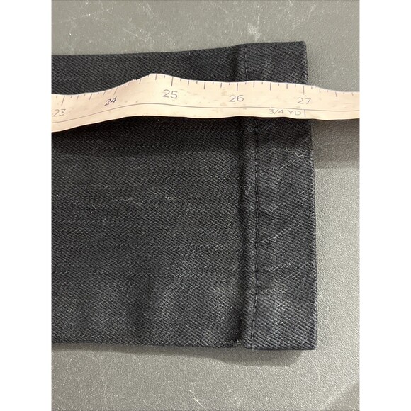 Vtg Blazer Jean Jacket Womens XS Black Denim Double Button Faux Pockets Y2K 90s‎ - Picture 14 of 15